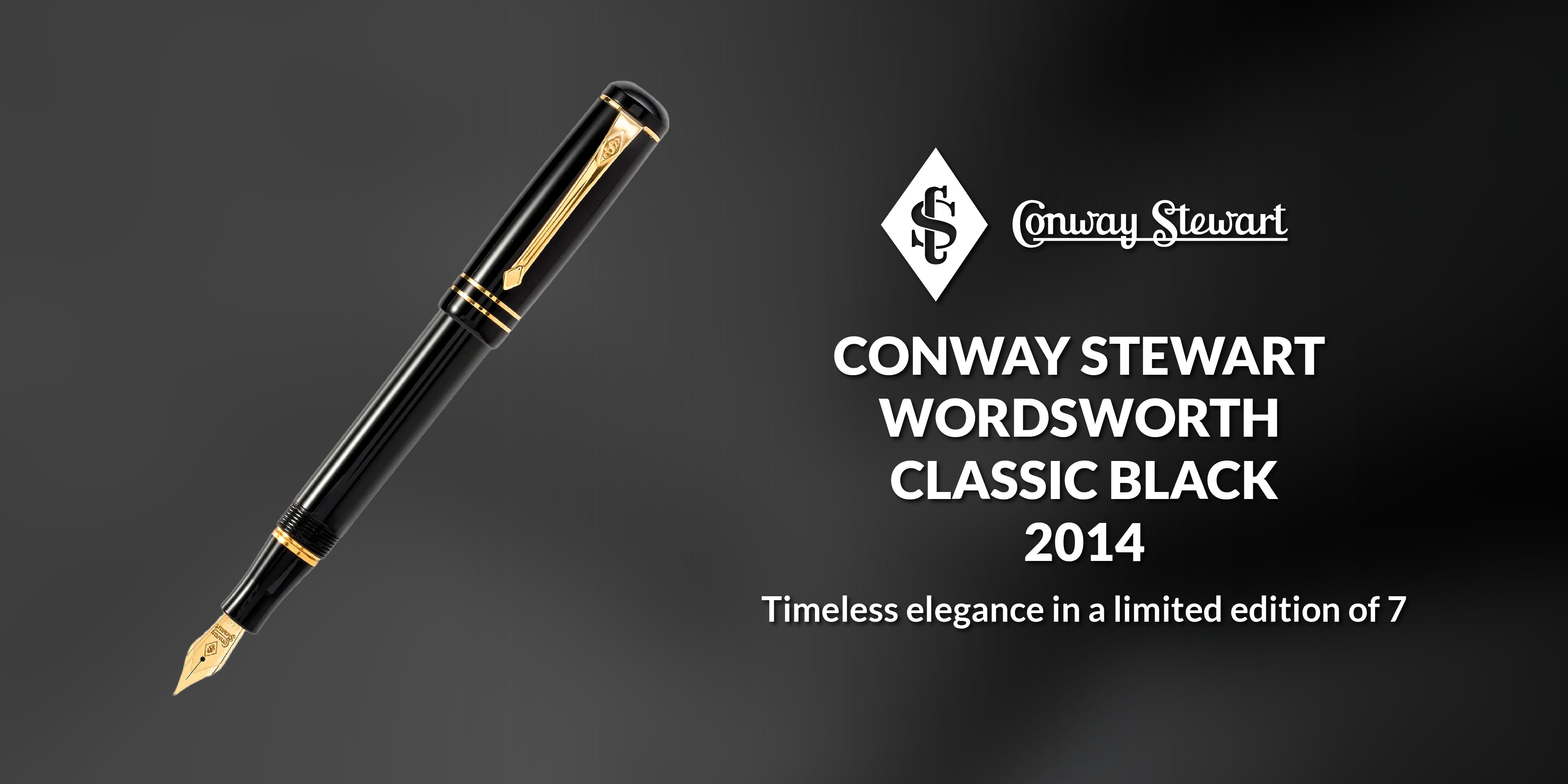 Conway Stewart Wordsworth Classic Black, 2014 - Conway Stewart Conway Stewart Wordsworth Classic Black, 2014 - Conway Stewart