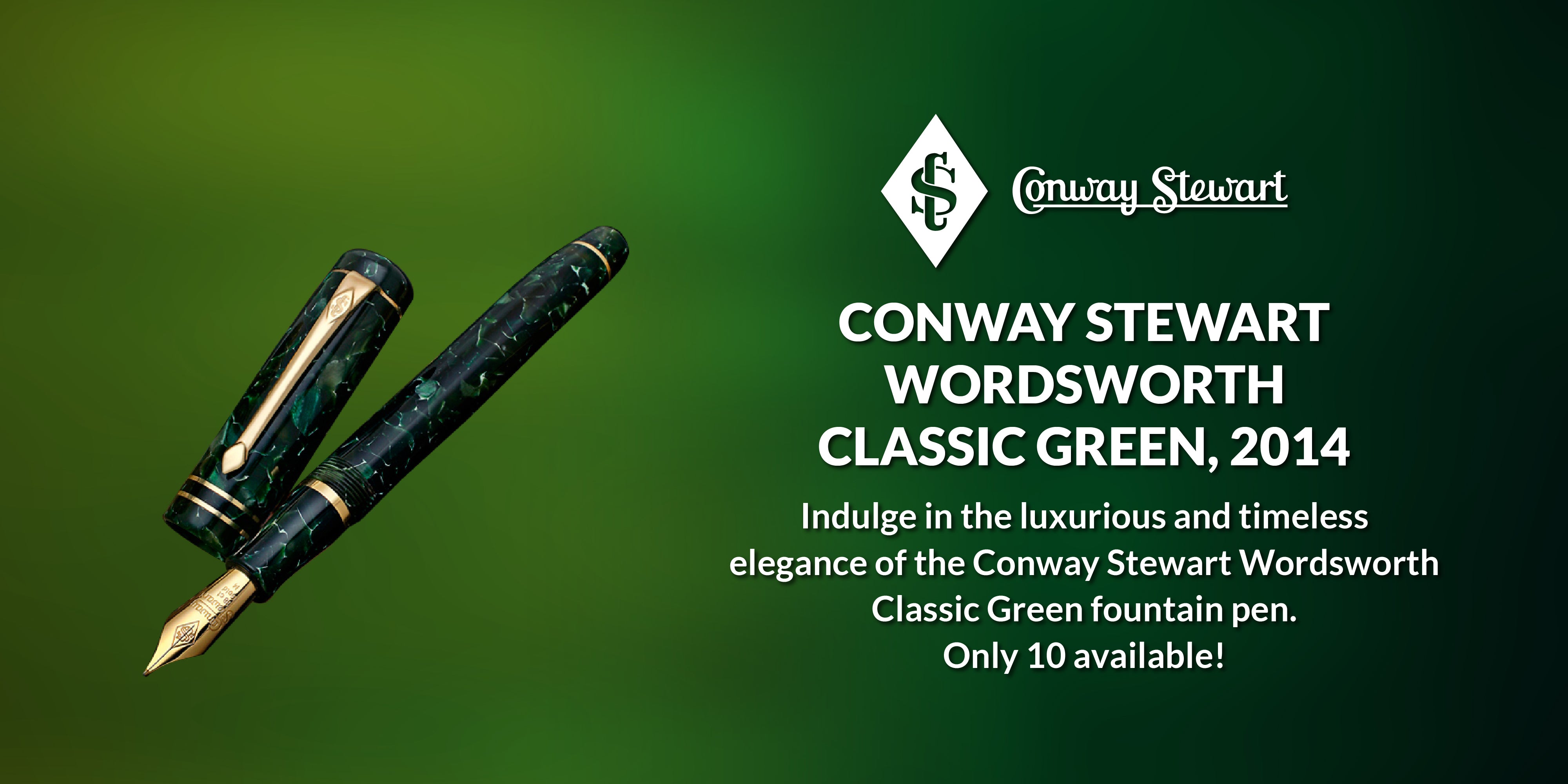 Conway Stewart Wordsworth Classic Green, 2014 - Conway Stewart Conway Stewart Wordsworth Classic Green, 2014 - Conway Stewart