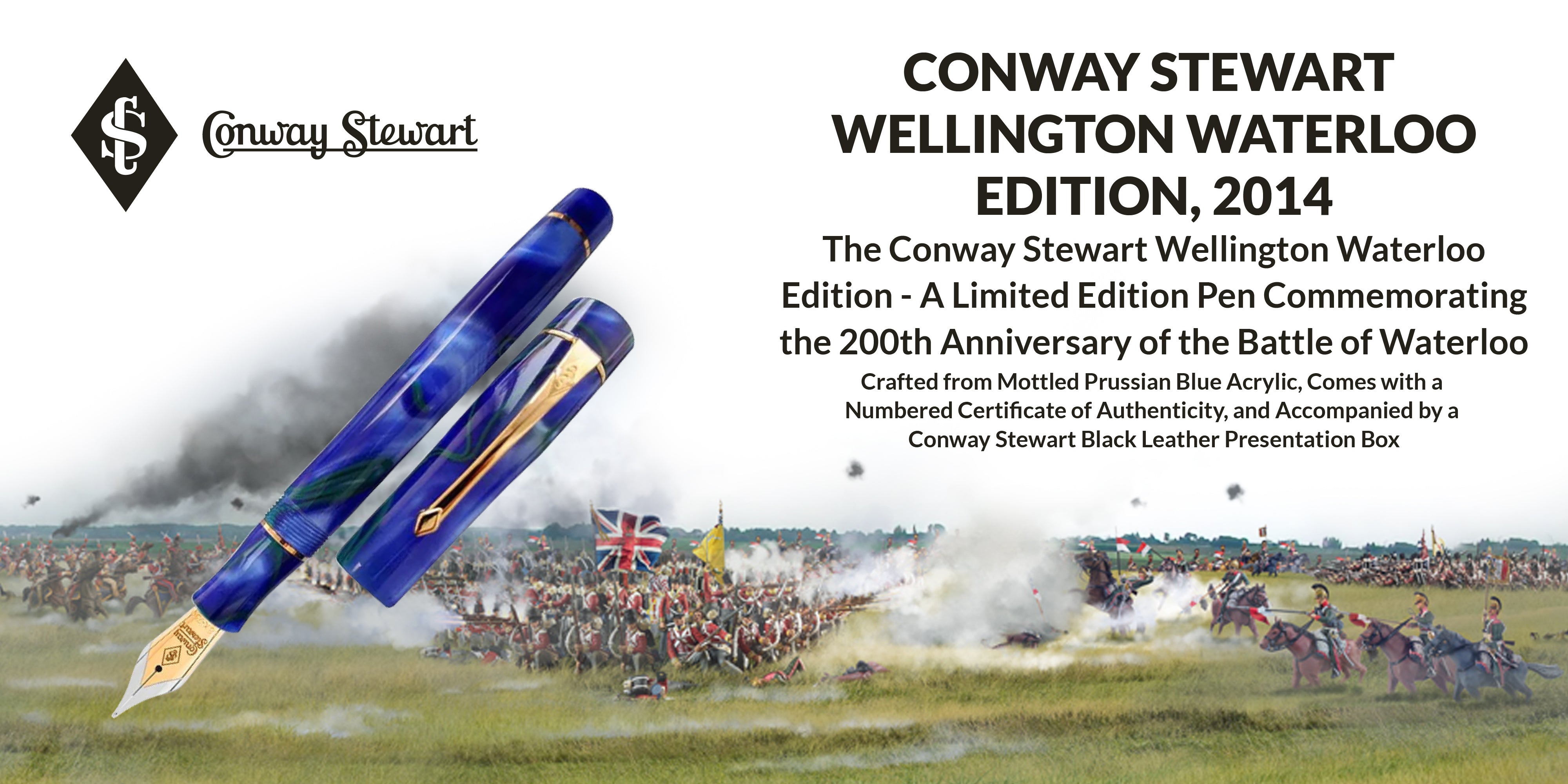 Conway Stewart Wellington Waterloo Edition, 2014 Conway Stewart Wellington Waterloo Edition, 2014