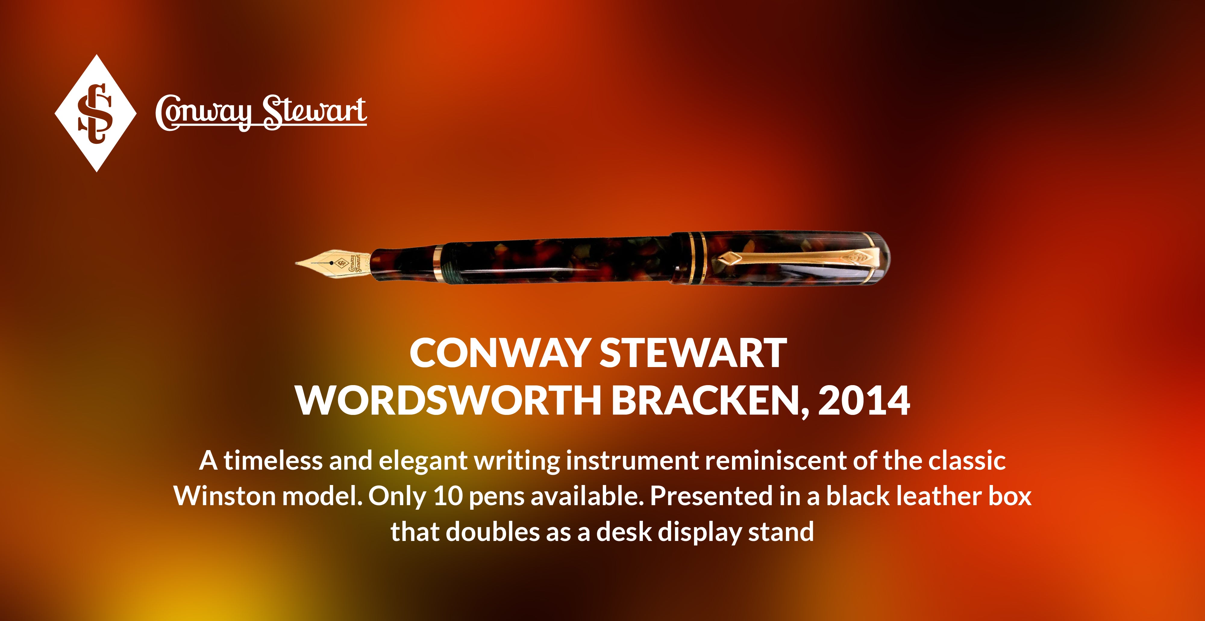 限定版Conway Stewart Wordsworth Bracken噴水ペン | Conway Stewart