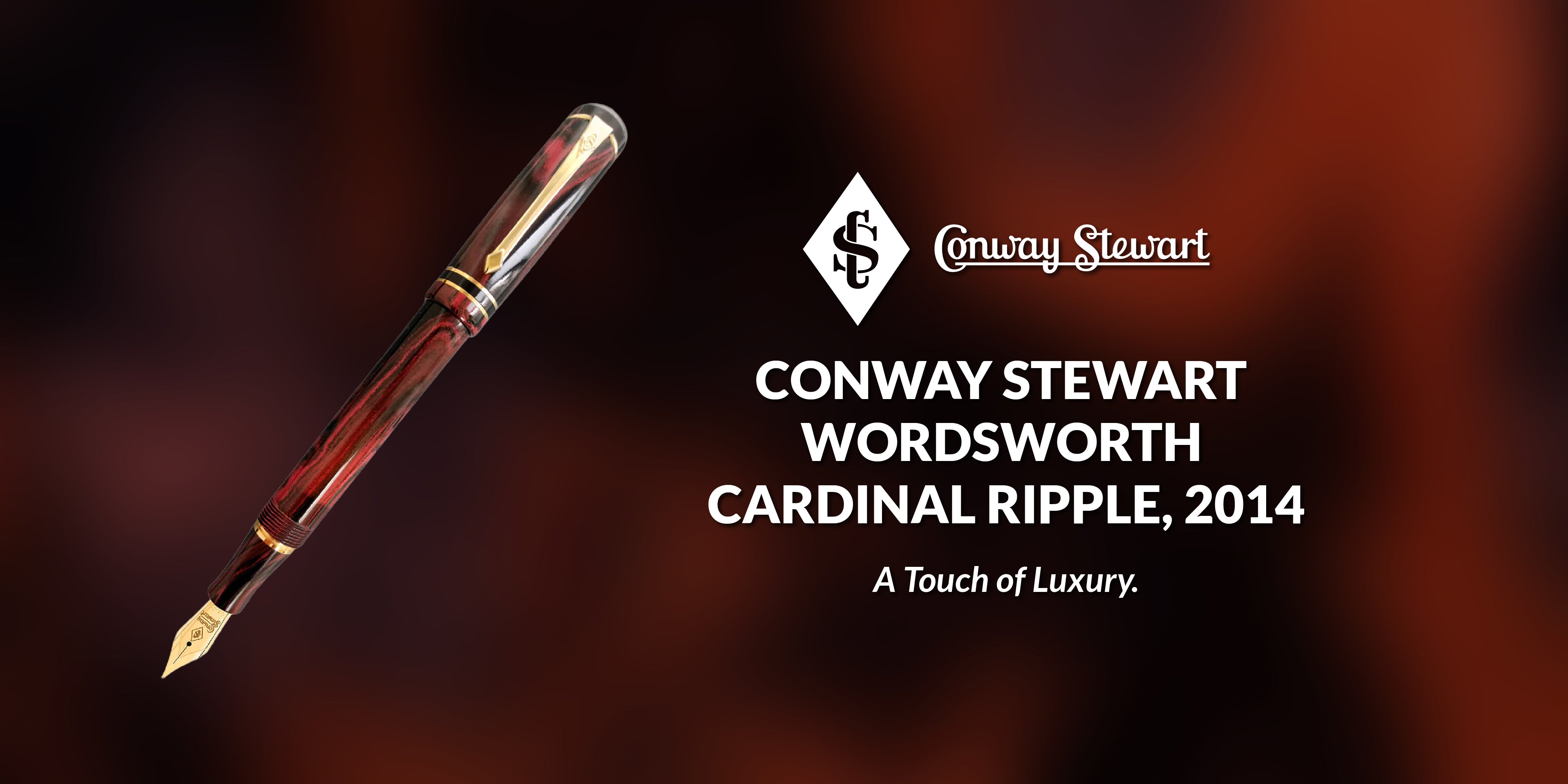Conway Stewart Wordsworth Cardinal Ripple, 2014 Conway Stewart Wordsworth Cardinal Ripple, 2014