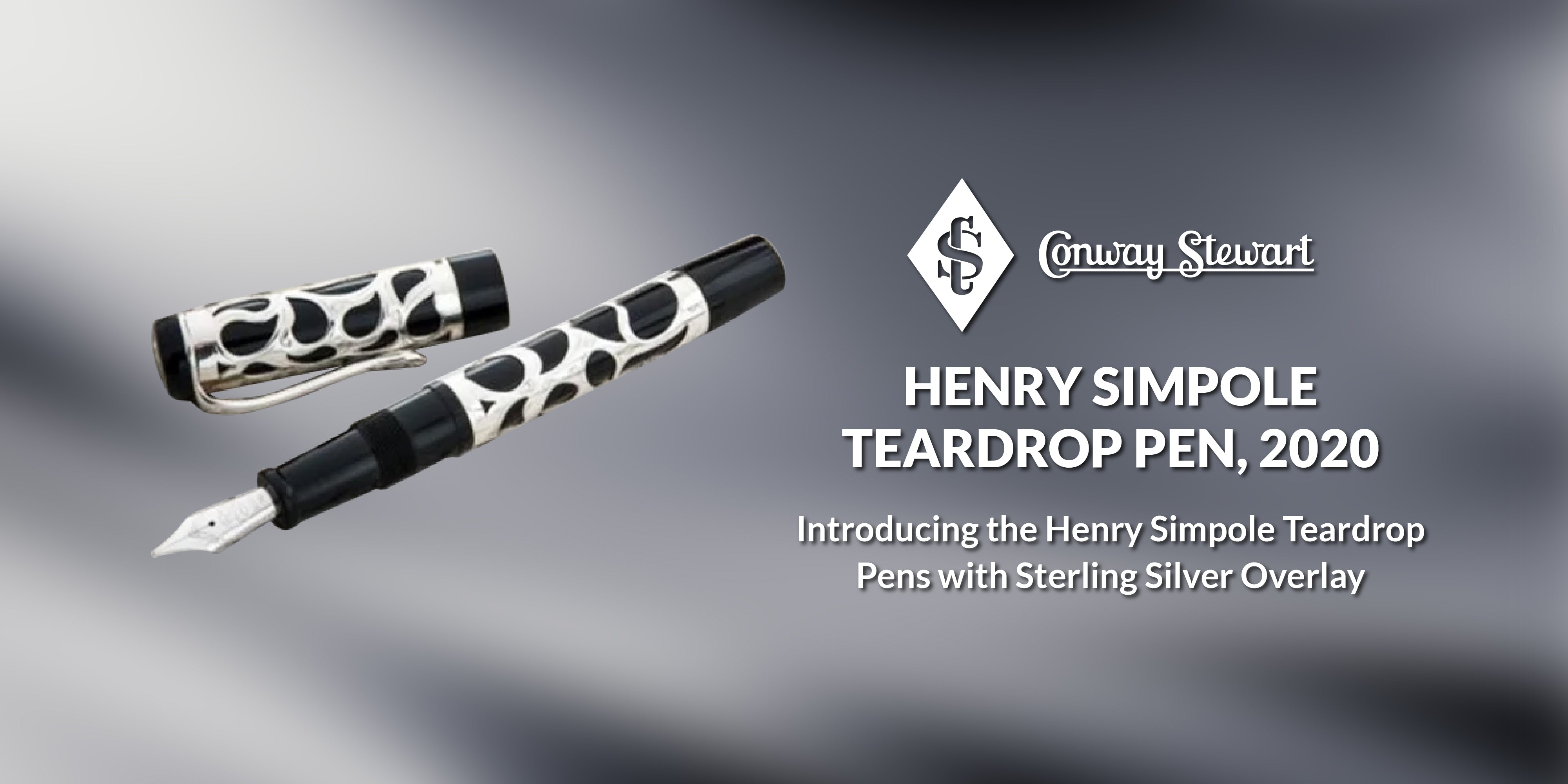 Henry Simpole Teardrop Pen, 2020 - Conway Stewart Henry Simpole Teardrop Pen, 2020 - Conway Stewart