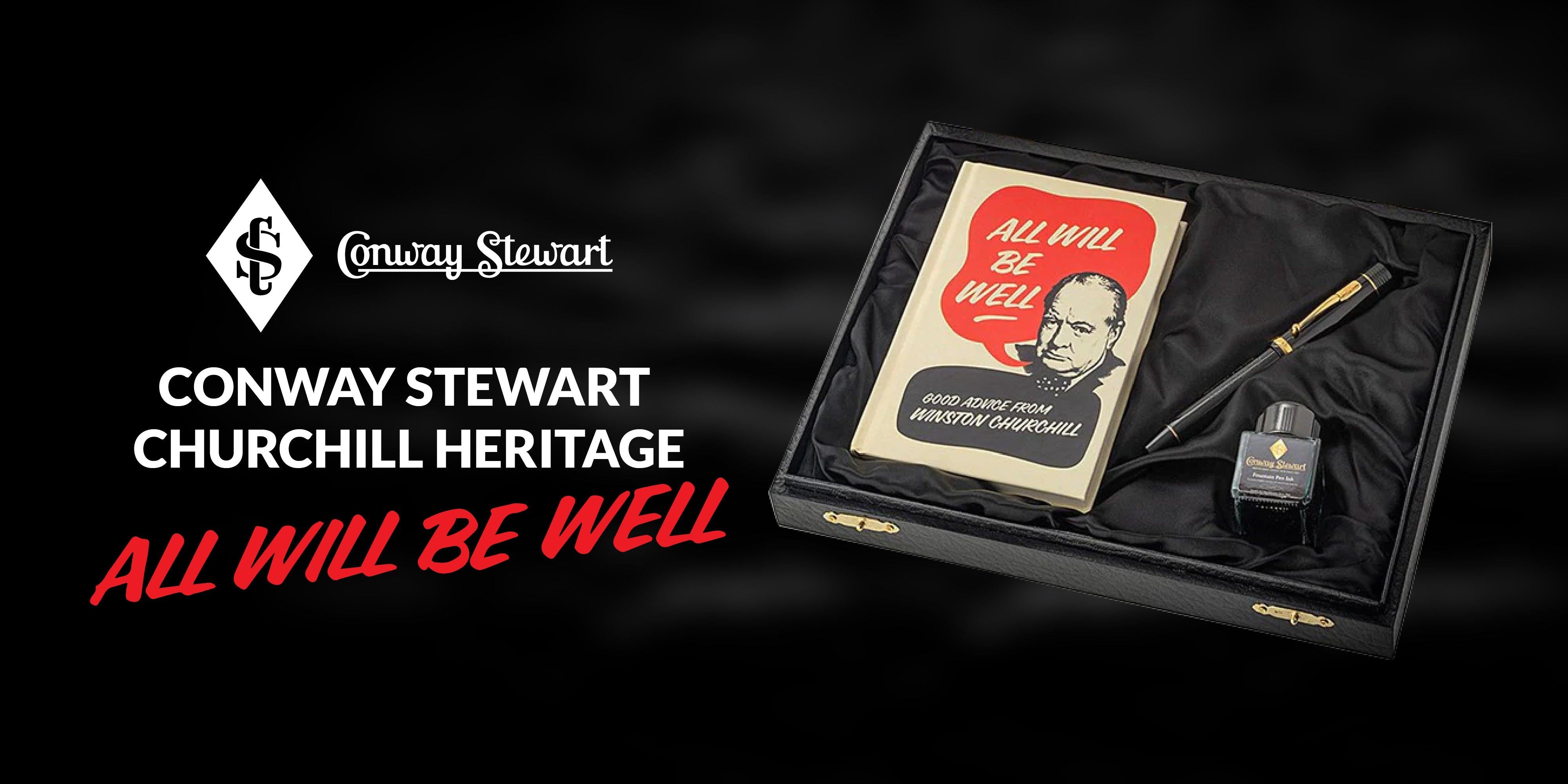 Conway Stewart Churchill Heritage 'All Will Be Well', 2018 - Conway Stewart Conway Stewart Churchill Heritage 'All Will Be Well', 2018 - Conway Stewart