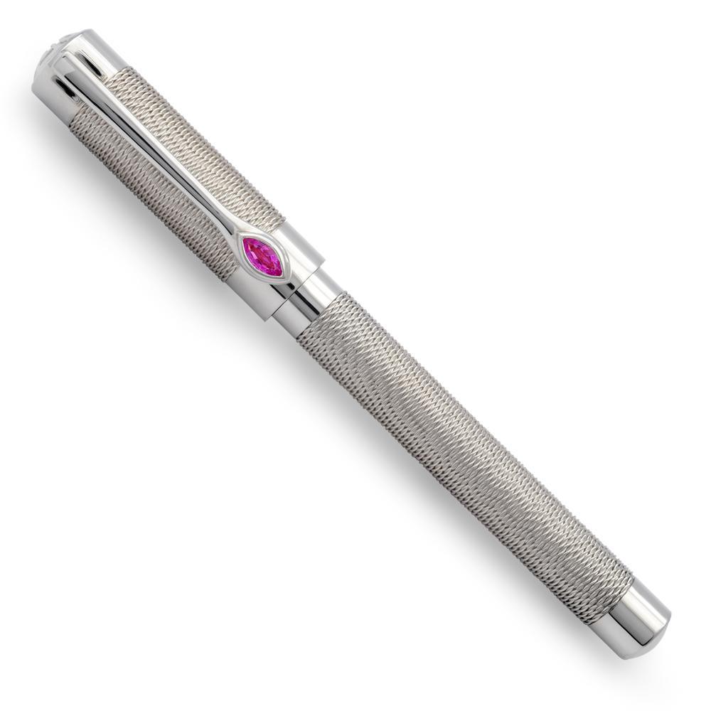 Jack Row Mirage Silver Finish with Marquise Cut Pink Sapphire conwaystewart.com Jack Row Mirage Silver Finish with Marquise Cut Pink Sapphire conwaystewart.com