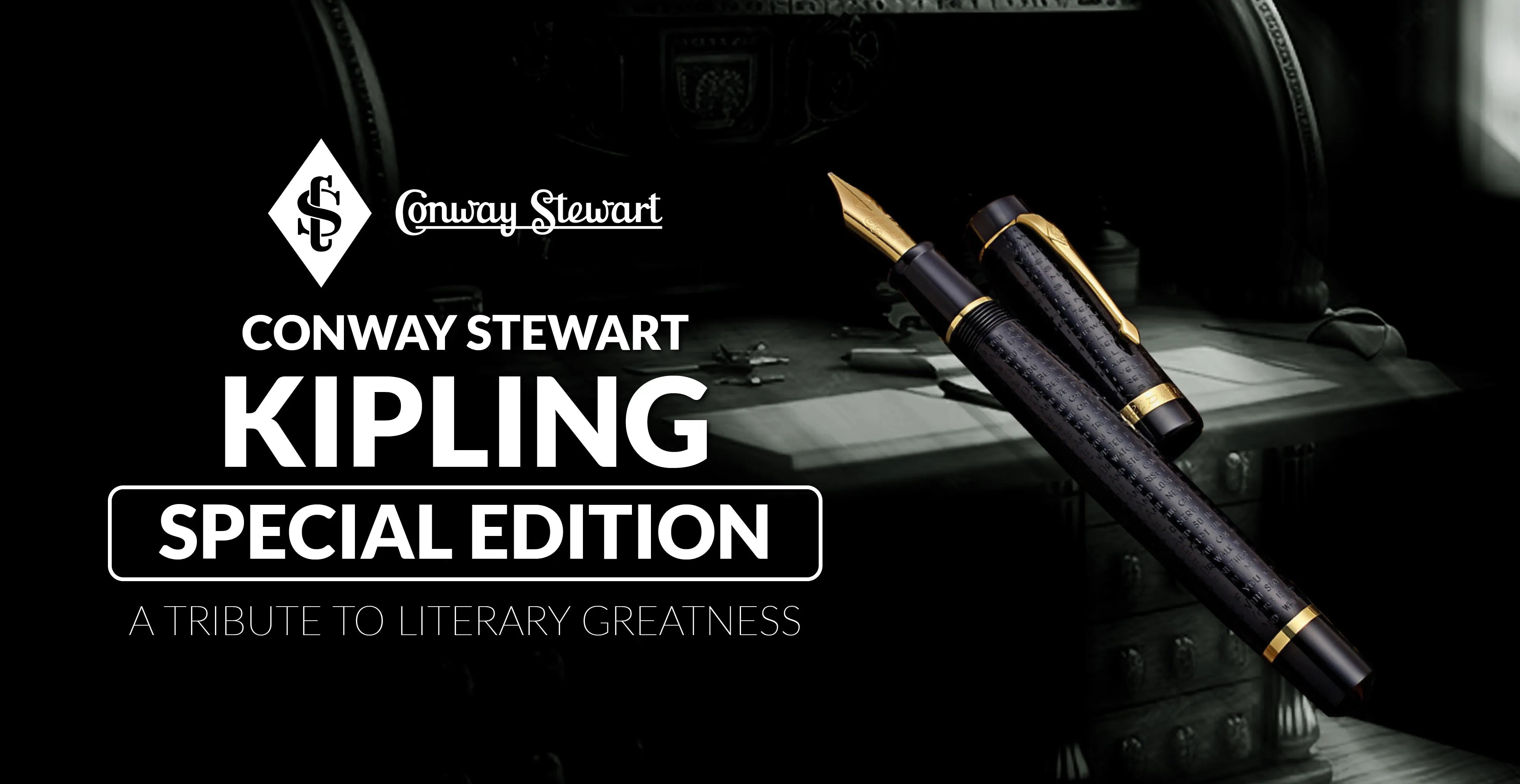 コンウェイ・スチュワート Dandy Azure - 本物の1920年代のデザイン