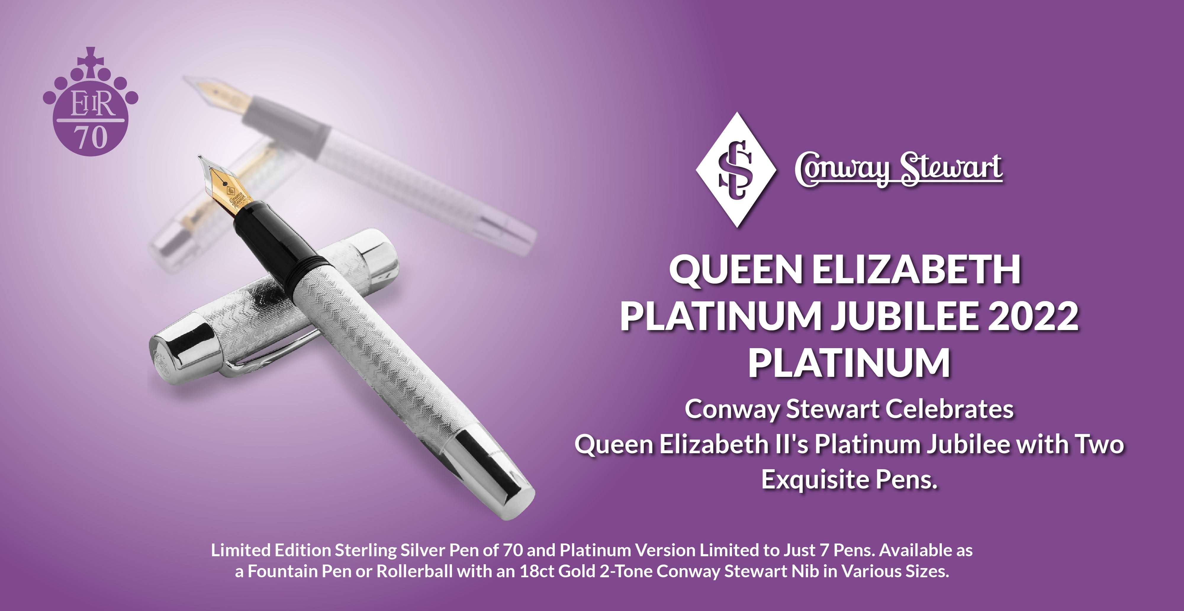 Queen Elizabeth Platinum Jubilee 2022 | Platinum - Conway Stewart