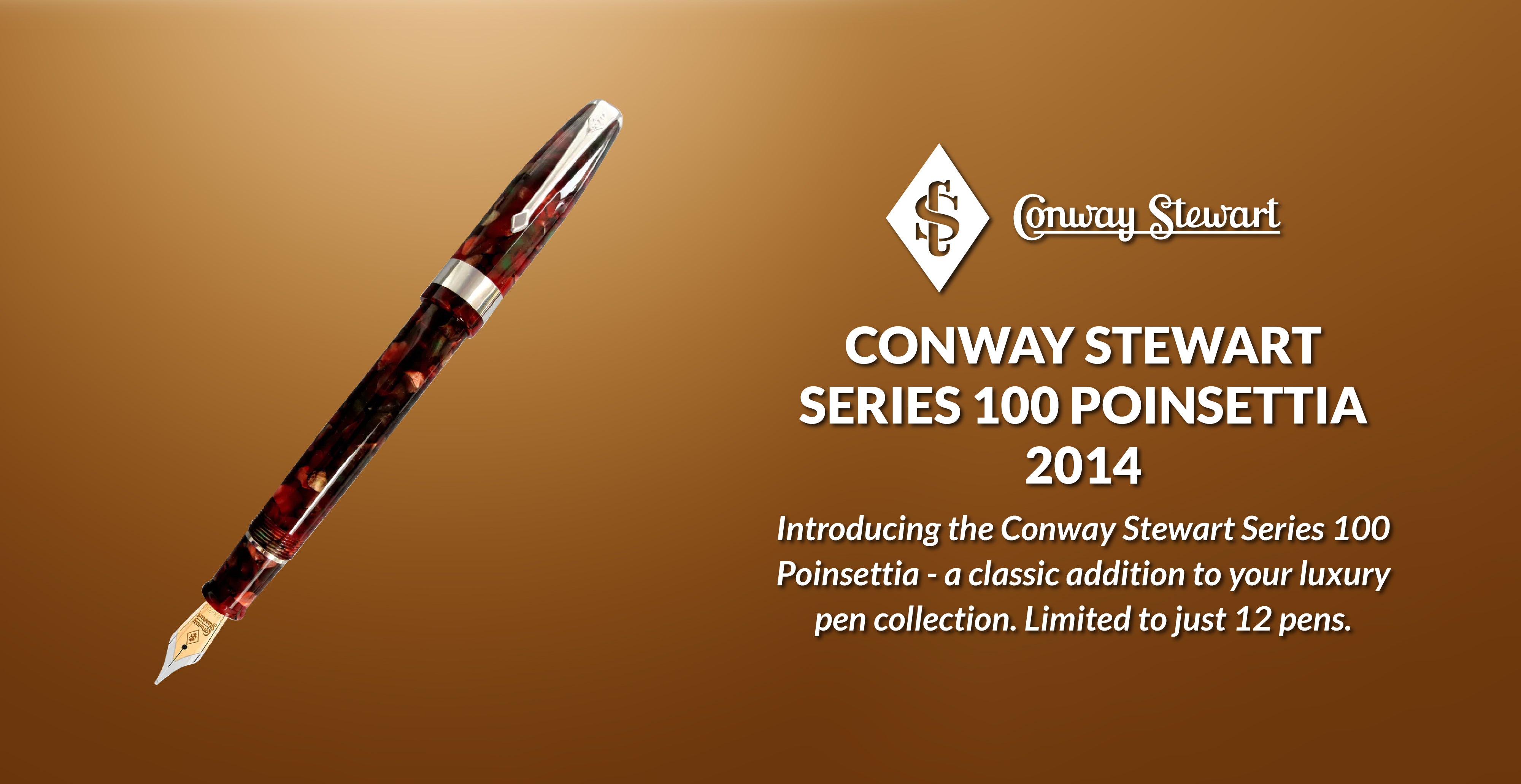 Conway Stewart Series 100 Poinsettia, 2014