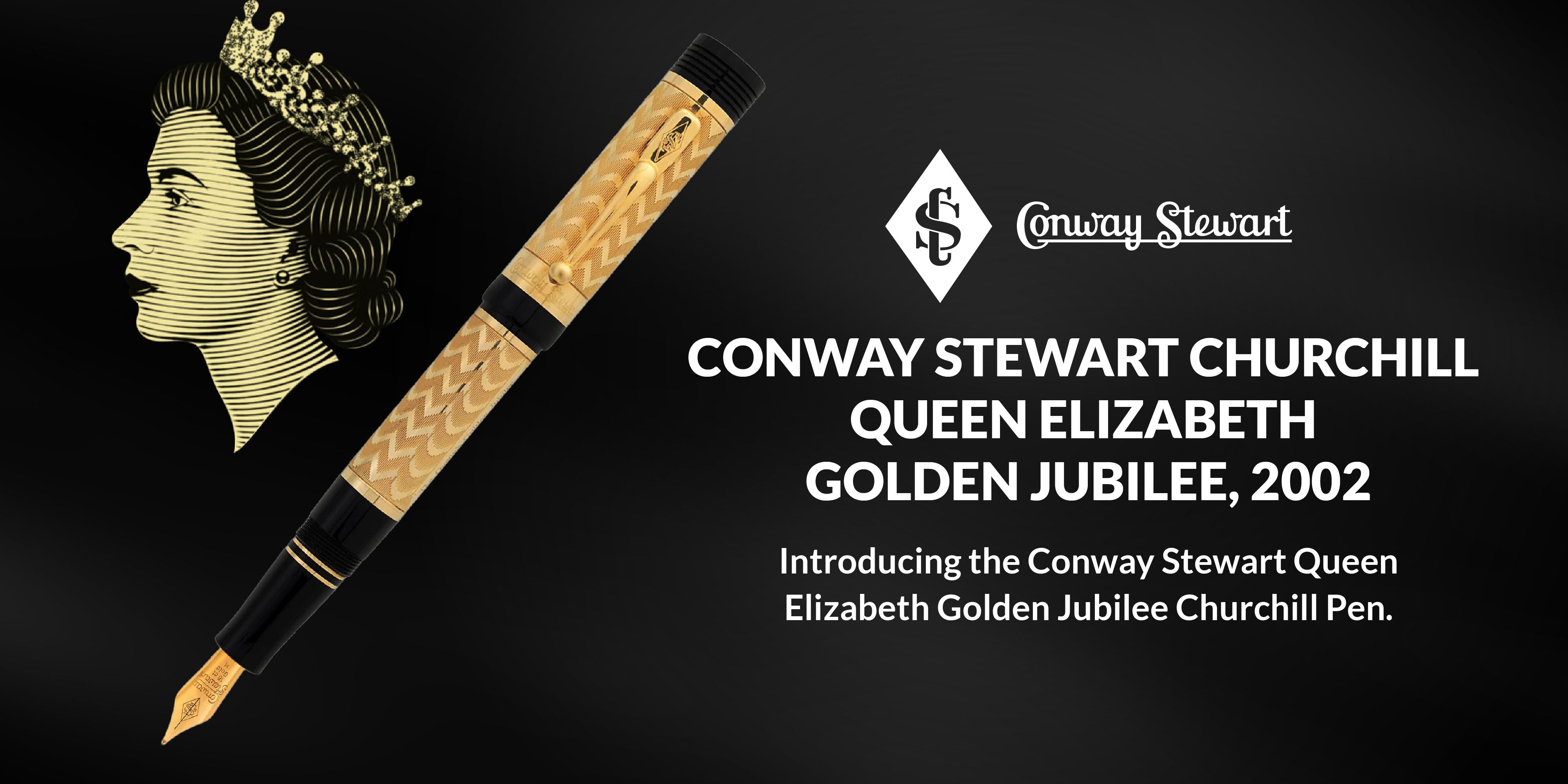 Conway Stewart Churchill Queen Elizabeth Golden Jubilee, 2002