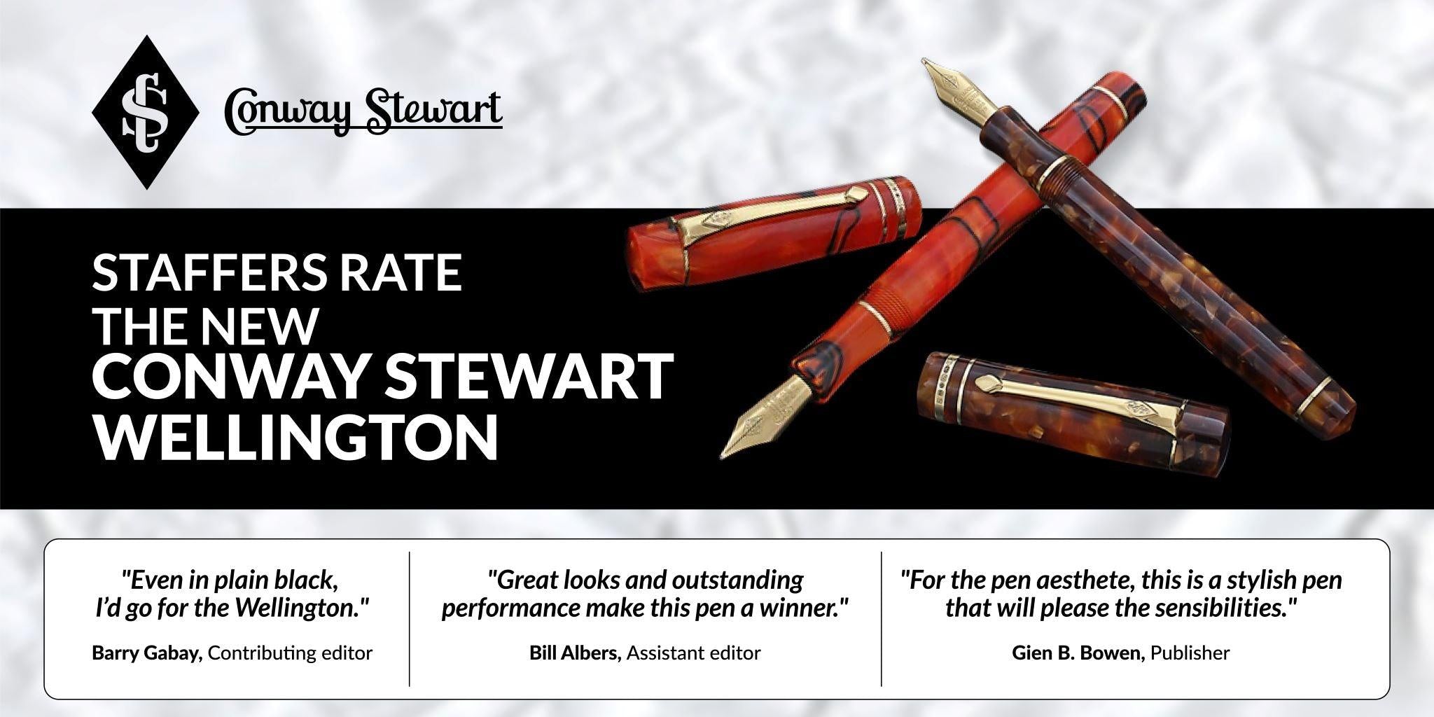 Staffers rate the new Conway Stewart Wellington, 2008 - Conway Stewart