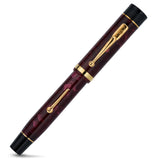 Conway Stewart Churchill Burgundy Lever-Fill · Fountain Pen