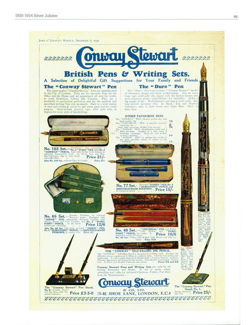 Fountain Pens for the Million - The History of Conway Stewart 1905–200